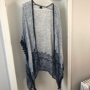 Navy shawl